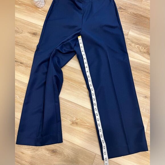 ALFRED DUNNER Women’s In The Navy Classic Fit Pants Size 10P - Picture 6 of 6